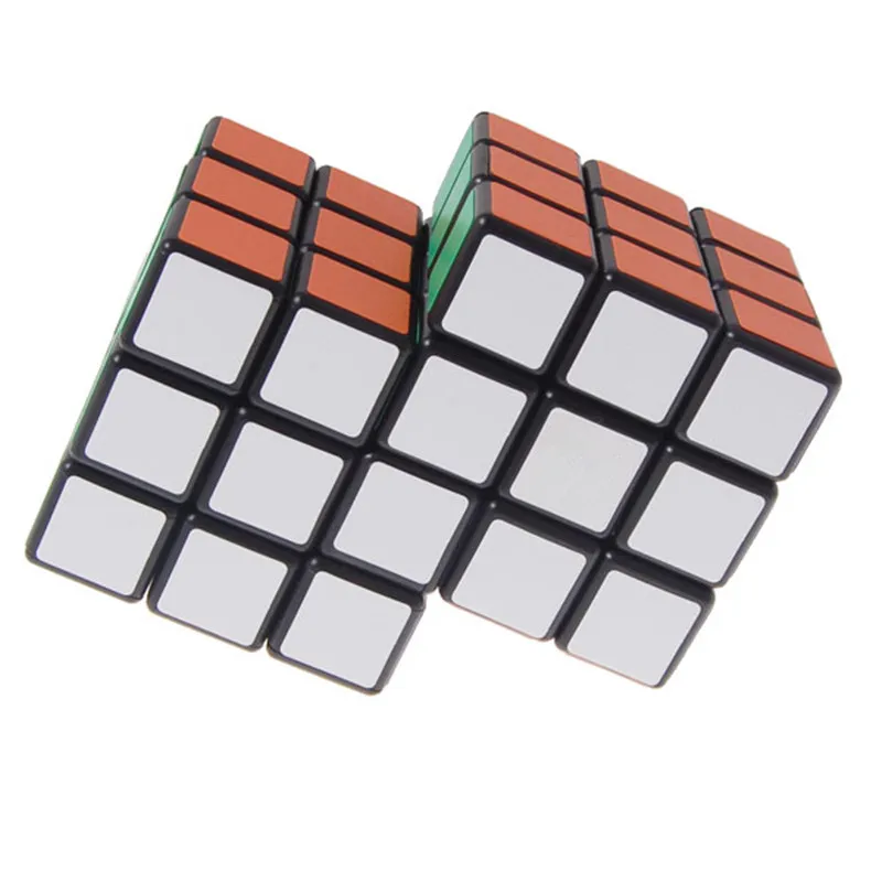 Новый Пазл 2 в 1 волшебный куб 3x3x3 черный (новая версия) развивающая игрушка