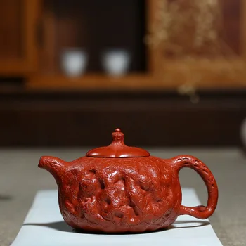 

Manual Quality Goods Raw Ore Bright Red Robe For Spring Pot Kungfu Online Teapot Tea Set Preserve One's Health Kettle Gift