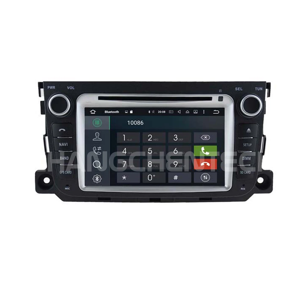 Top Latest Octa Core Android 9 IPS Touch Screen Car Radio Navigation For Mercedes-BENZ SMART with Built-in WiFi Bluetooth GPS DVD 9 3