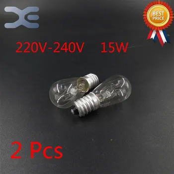 

2Pcs Free Shipping Microwave Oven Parts Light Bulb 220V-240V 15W High Quality Glass Microwave Oven Parts