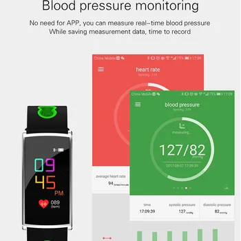 

Bluetooth4.0 Smart Band Bracelet Waterproof Touch Screen Wristband Heart Rate Monitor Smartband Bracelet For Android IOS Phone