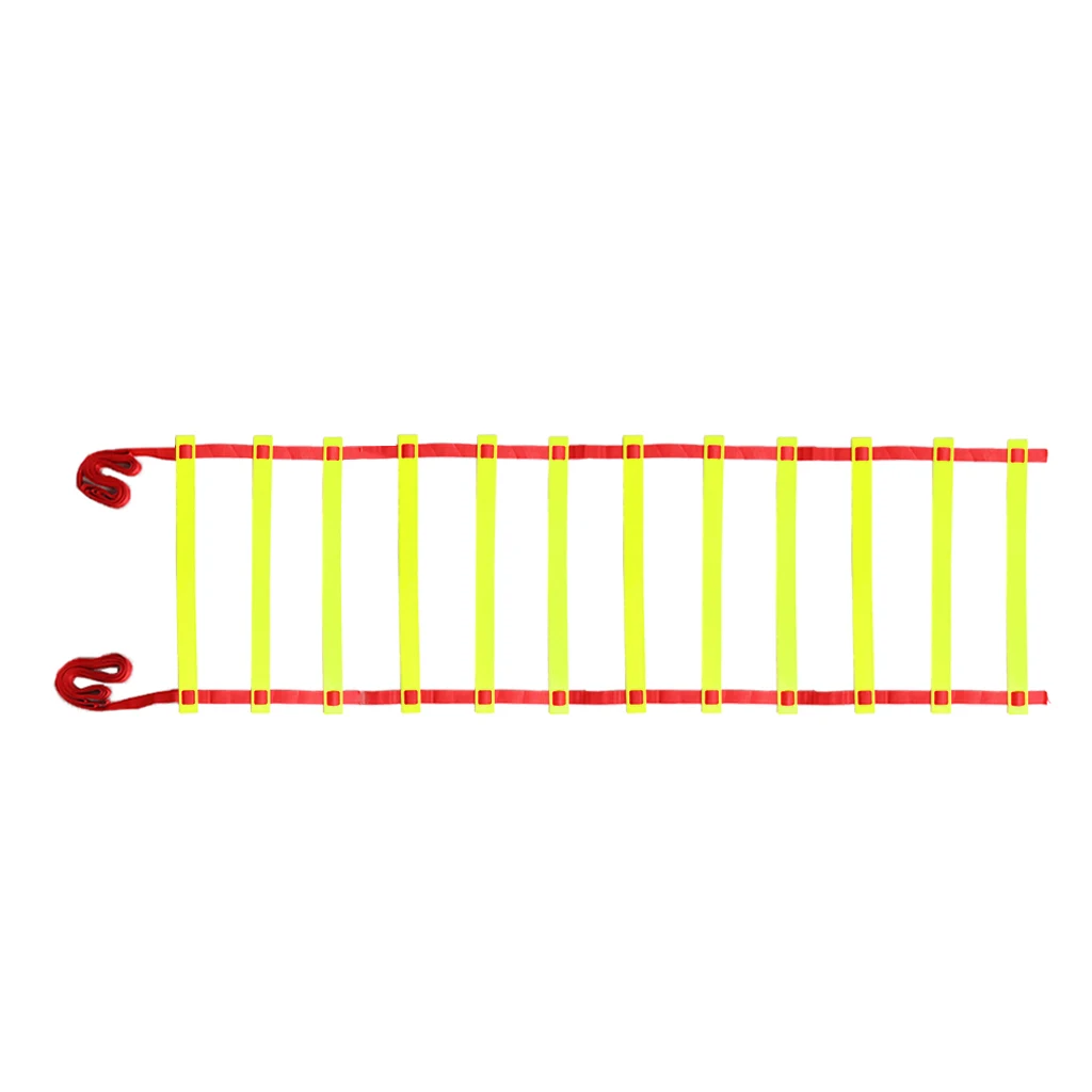 Agility Training Ladder Anti-Slip Rubber Speed Training Equipment Flat Rung for Football Running Soccer Training Aids