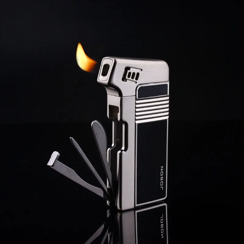 

Pipe dedicated Multifunction tool Inflatable lighter Fashion cigarette Metal lighters Windproof smoking Grinding Wheel Lighter