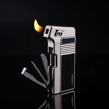 

Pipe dedicated Multifunction tool Inflatable lighter Fashion cigarette Metal lighters Windproof smoking Grinding Wheel Lighter