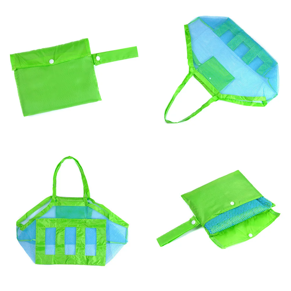 Very best Children Sand Protable Mesh Bag Kids Beach Toys Clothes Towel Bag Baby Toy Storage Sundries Bags Wo