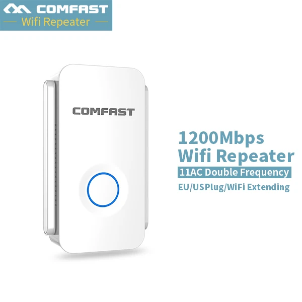 Comfast Беспроводной Wi Fi ретранслятор усилитель сигнала 1200 Мбит/с беспроводной