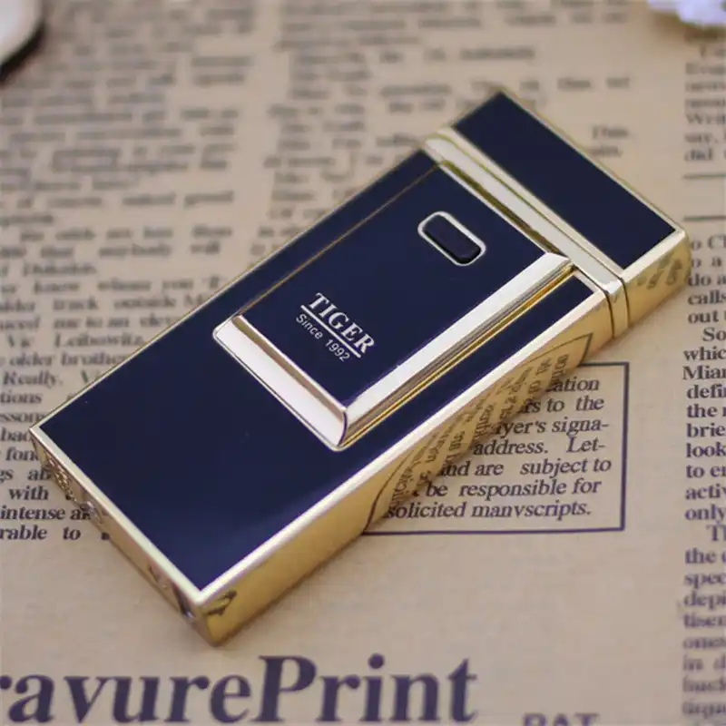 Tiger 900 перезаряжаемая зажигалка, Usb электрические зажигалки, высококачественные электронные зажигалки, подарки. Мужские подарки, праздничные подарки - изображение
