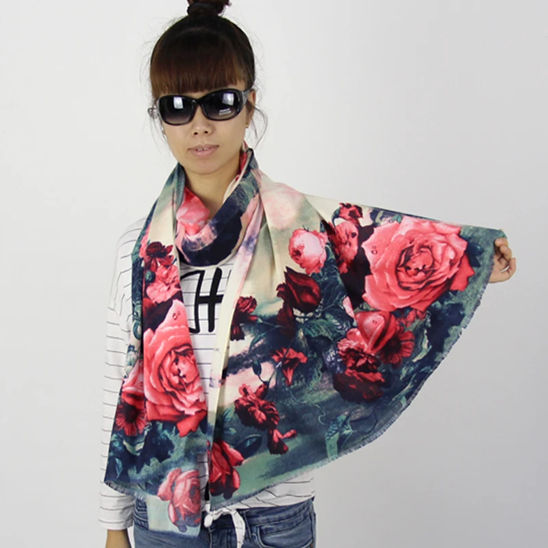 Scarf sizes for women with men