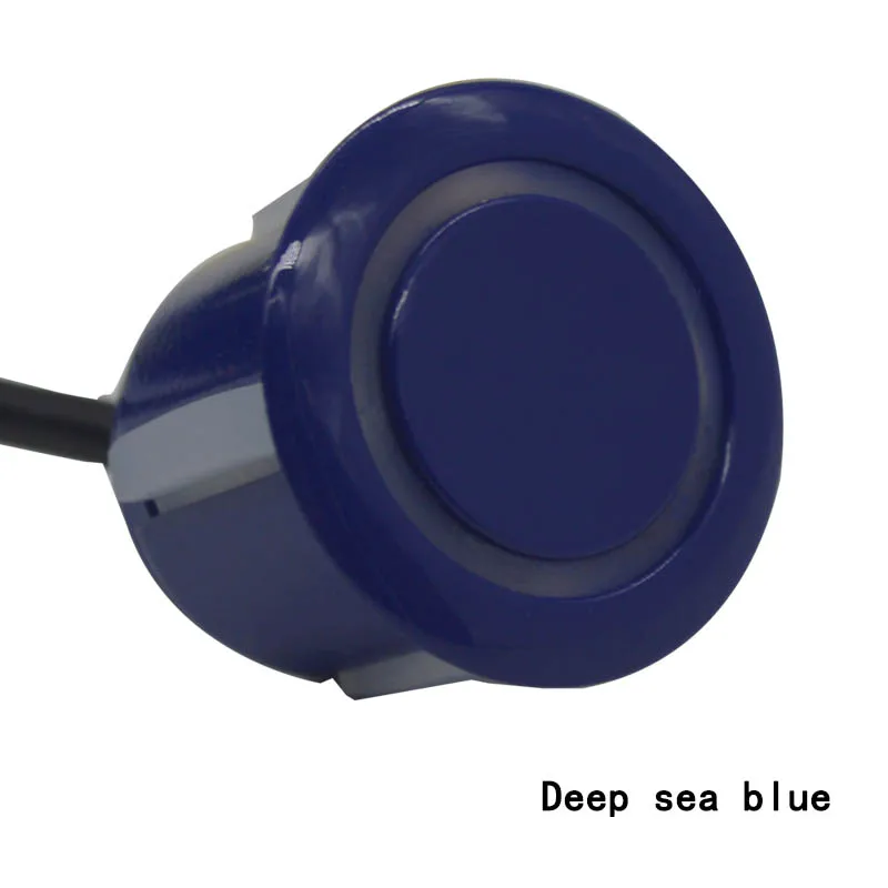 Парковка 4 датчика Авто парктроник ЖК-цифровой резервный автомобиль реверсивный радар помощник монитор детектор Система подсветка дисплей - Название цвета: deep sea blue