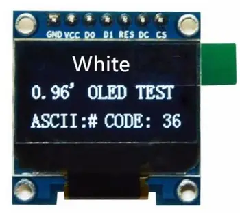 

1000 pcs 0.96 inch 7PIN White OLED Display Module SSD1306 Drive IC 128*64 SPI Interface