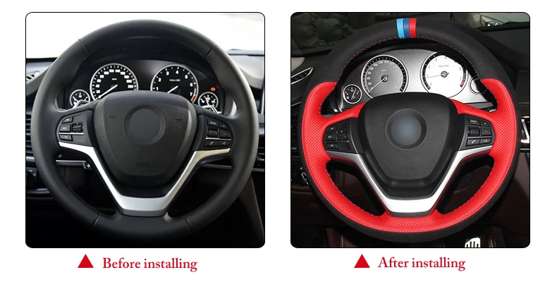 for BMW F26 steering wheel cover