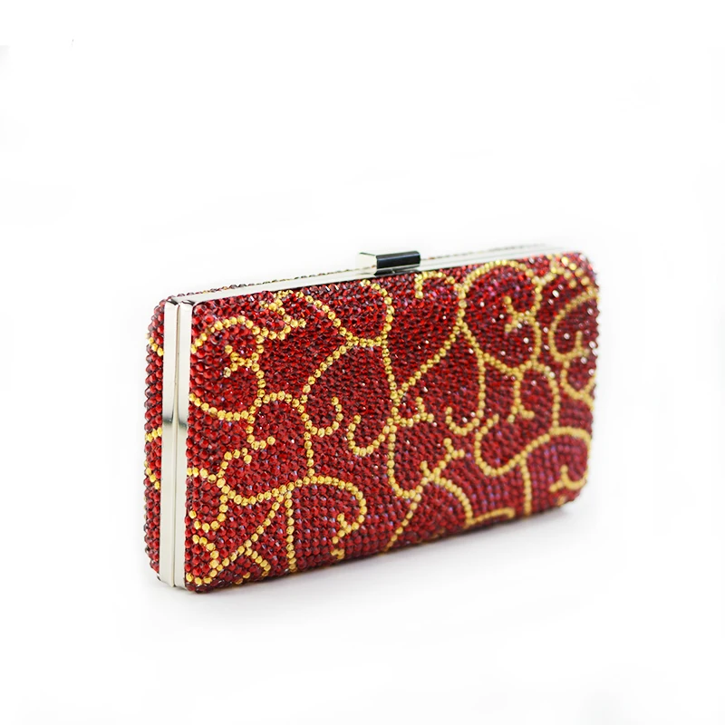 Talón Lances 14cm Mano A Red Tamaño De 11cm Nupcial 8cm Hecho Partido Oro Bolso El With Alto Heels Con Rhinestone red Heels Rojo Del Bag Grande red Vestido Boda Zapatos aTdwRq51R