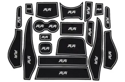 

Car Anti-Dirty Pad Door Groove Gate Slot Cup Storage Mat For CHANA Changan Benben Benni Manual Transmission Version 2014 2015