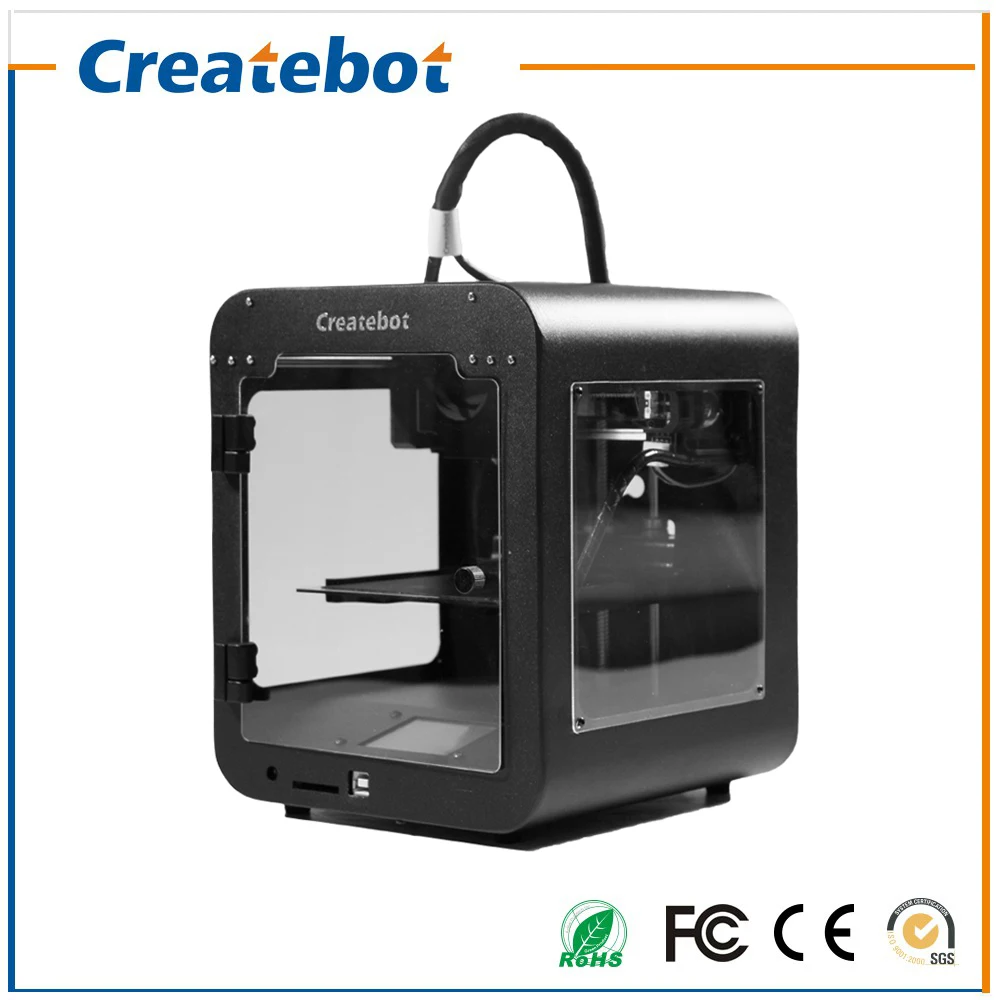 High Accuracy Createbot Super Mini 3D Printer 5 Colors for Option Fine Shape Low Price Build Size 85*80*94mm Small 3D Printer