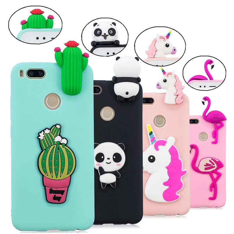 

Funda Xiaomi Mi A1 Case Cover Funny 3D Toy Panda Cactus Silicone Phone Case on for Etui Xiaomi mi a1 mi-a1 Xiomi 5x Case women