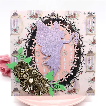 

KSCRAFT Oval Snowflake Metal Cutting Dies Stencils for DIY Scrapbooking/photo album Decorative Embossing DIY Paper Cards
