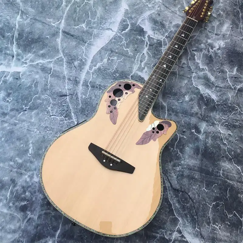 

The 41-inch Awesen Grape Hole 12-string guitar can be customized and mailed.