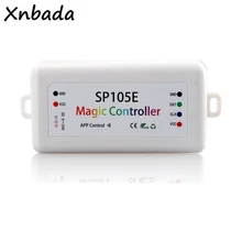 SP105E прокладки СИД светильник Bluetooth RGB контроллер WS2801 WS2811 WS2812B SK6812 APA102 Красочный Светодиодный контроллер DC5-24V