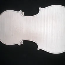 1 шт. Высококачественная незавершенная скрипка 4/4 с цельным вспыхнутым кленовым задним эбеновым грифом WH0508