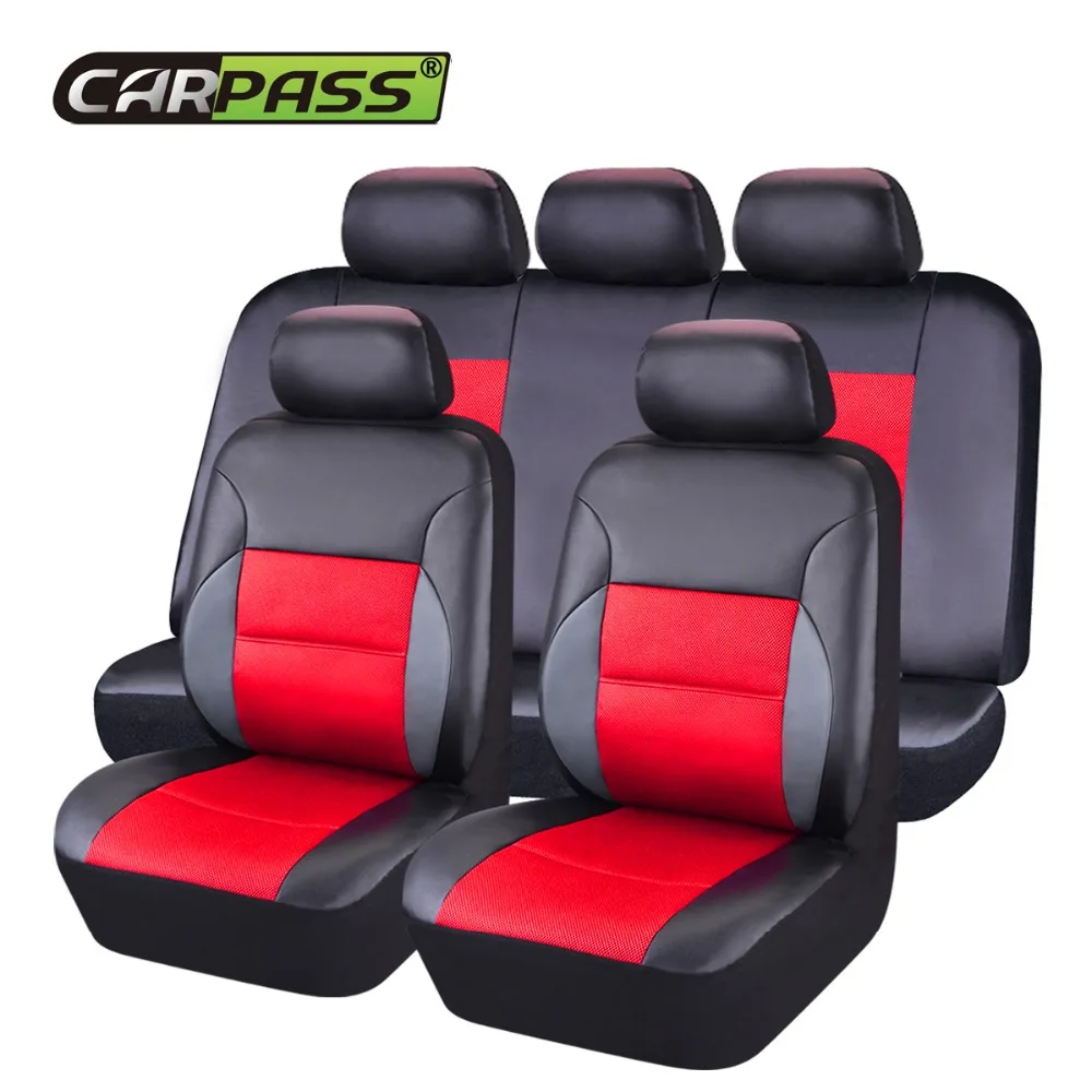 Car-pass 2019 New Leather Auto Car Seat Covers Universal Automotive car seat cover for car lada granta toyota nissan lifan x60 zt-009-5