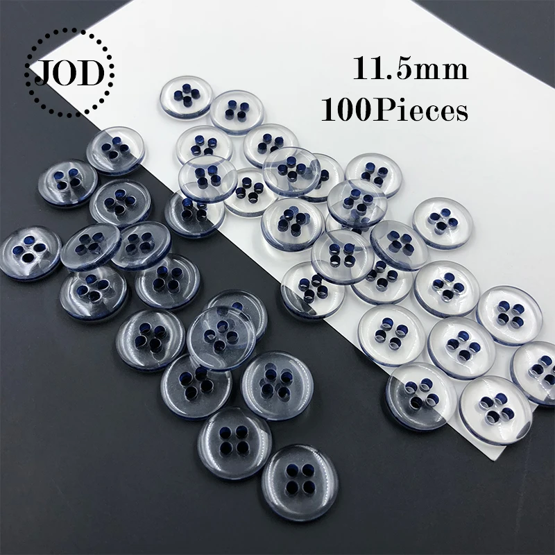 

Sizes:11.5mm Navy Transparent SHINE Resin Sewing Buttons Scrapbooking Round Lucency Four Holes Costura Botones Bottoni Botoes c