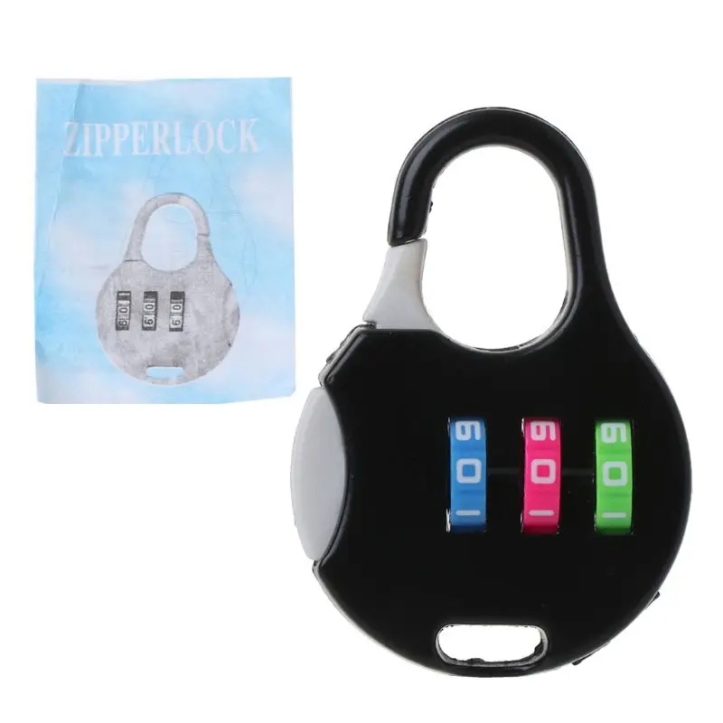 

3 Digit Combination Padlock for Jewelry Box Bag Diary Drawer Security Parts J6PD