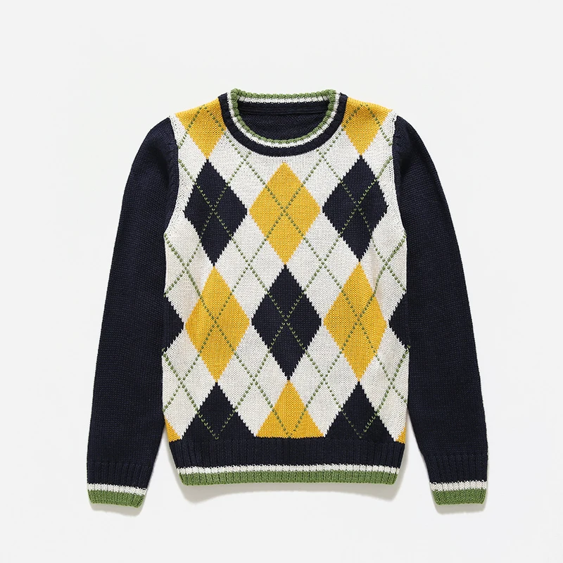 T100 Children Sweater Cotton O neck Boys Brand Sweater Children Warm