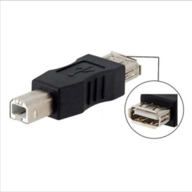 

High Speed USB 2.0 type A Female to type B Male USB Printer Scanner Adapter data sync Coupler Converter Connector