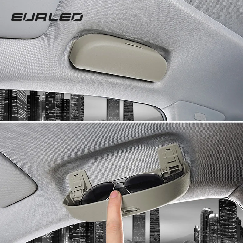 

Car Styling Sunglasses Holder Case For Audi A3 A4 B6 B8 A6 C6 80 B5 B7 A5 Q5 Q7 TT 8P 100 8L C7 8V A1 S3 Q3 A8 B9 A7 1990-2009