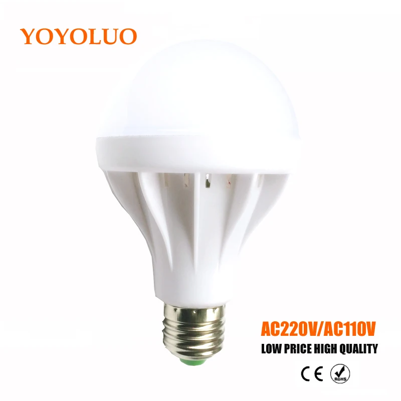 Wholesale LED Bulb E27 B22 Bulb Led Lamp Light 3W 5W 7W 9W 12W 15W 220V