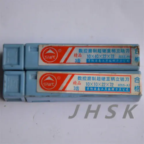 

2pcs 10mm 3 Flute HSS End mill Drill Bit