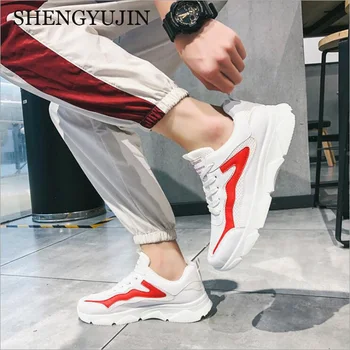 

SHENGYUJIN 2019 summer new men's shoes tide wild casual shoes men's breathable fashion sports shoes student shoes