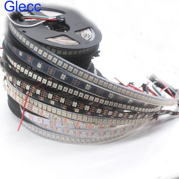 

WS2812B 5050 RGB LED Strip 5M 150 300 Leds 144 30LED/M Individual Addressable 5V