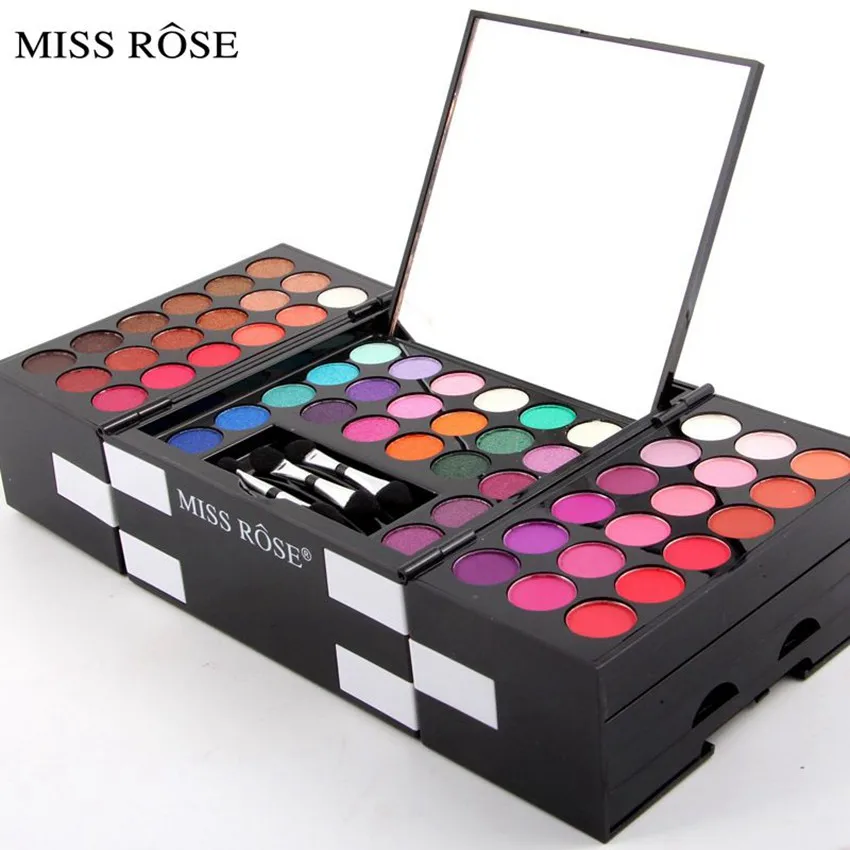 Sombra de Olho Missrose Compõem Palete Fosco Cor Maquiagem Paleta Sombras Kit Cosméticos Conjunto 144