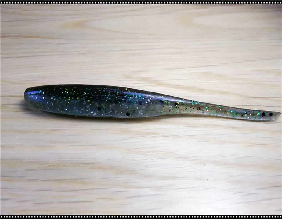 WALK FISH, 8 шт./лот, 80 мм, 1,9 г, Мягкая приманка для рыбалки, силиконовая приманка, приманка для рыбалки, двойной цвет, приманка для рыбалки, мягкая искусственная приманка