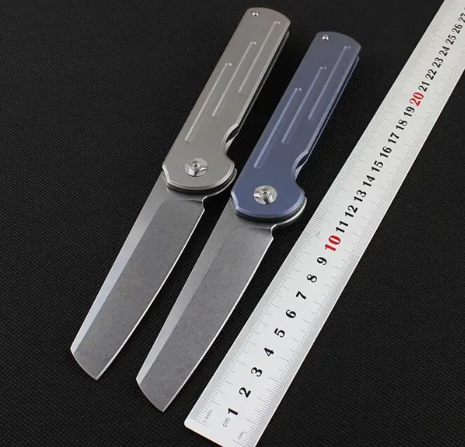 

Titanium Folding Knife KESIWO Centurion D2 Blade Pocket Camping Tactical Knife Outdoor Fishing Survival Knife