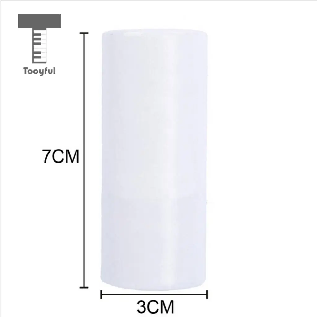 White Ceramic Tone Bar Guitar Slide for Acoustic Electric Guitar Bass Parts 7x3cm