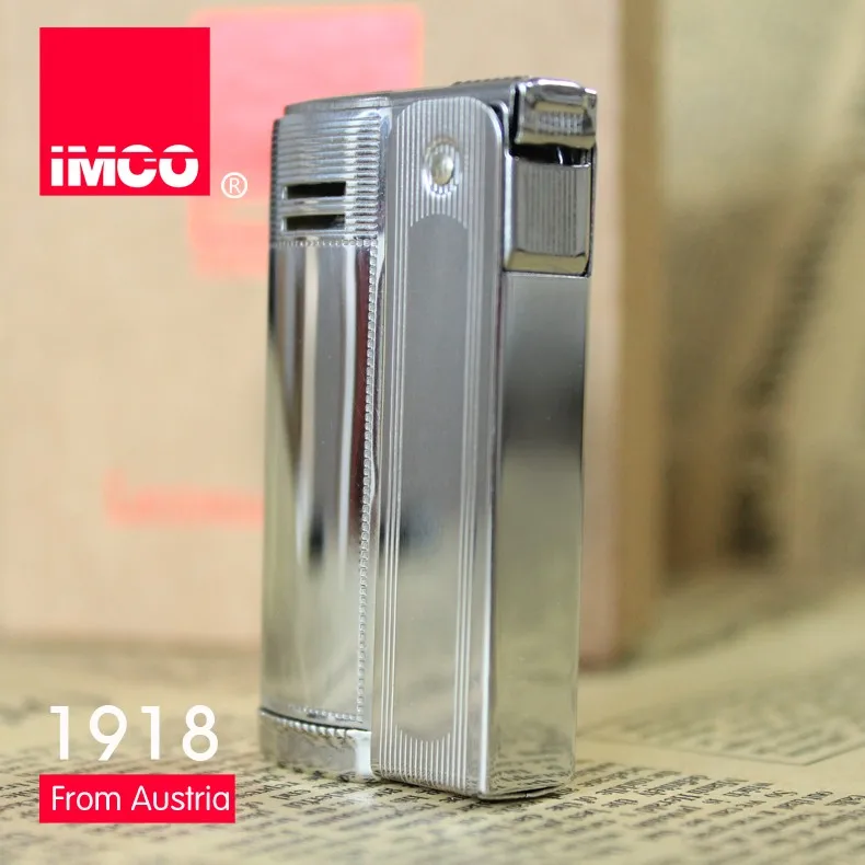 Винтажная бензиновая зажигалка IMCO австрия 6800 с чехлом для сигарет (зажигалка без