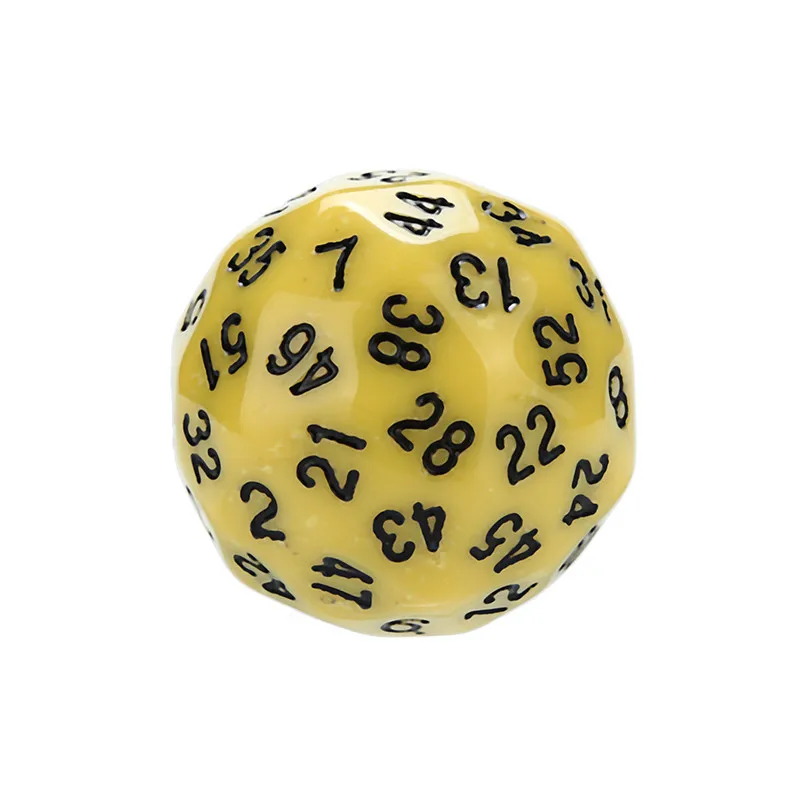 12Pcs Multifaceted Dice For Game Dungeons & Dragons Polyhedral D60 Multi Sided Acrylic Digital Dice Entertainment Equipment #2N (11)
