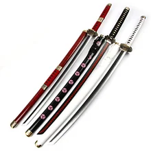 One piece Roronoa Зоро сандай китсу/Wado Ichimonji/Shuusui аниме косплей меч(3 меча/комплект