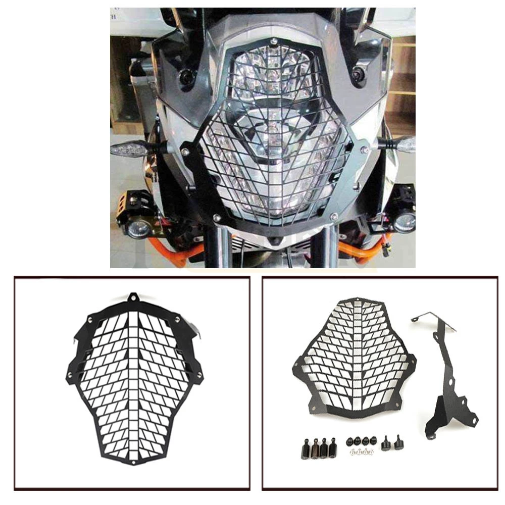 

FOR KTM Motorcycle Headlight Protector Guard Lense Cover grill for KTM 1190 enture / 1190R 1290 Super Adventure 2015 2016