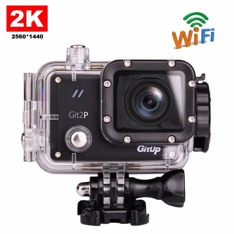 Оригинальная GitUP Git2P Pro упаковка g-сенсор Full HD 2K 1080p 60fps для Panasonic MN34120 16MP сенсор Wifi Спортивная Экшн-камера