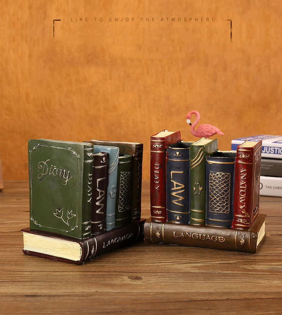 Ретро полимерная Книга в форме ручки Карандаш держатель Контейнер для гостиной офисный стол аксессуары Канцелярские Принадлежности для хранения организации декора