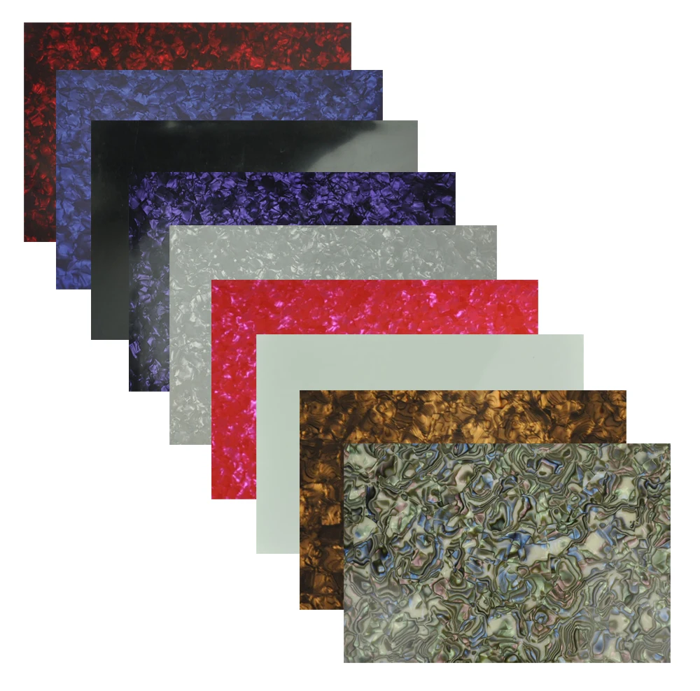 

Gauge 0.71mm Celluloid Sheet Film 200x100mm for Pickguard Custom Inlays Guitar Pick DIY Guitar Builder