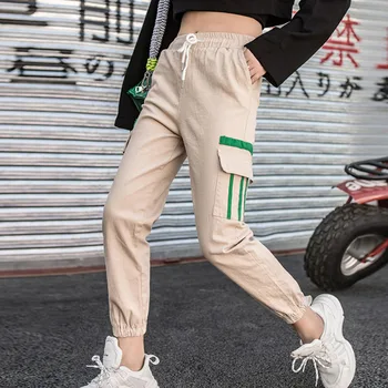 

Best Sellers 2019 New Elastic Waist Sweatpants Fashion Womens Clothing Casual Pants Streetwear Ankle-Length Pants Sweet Student