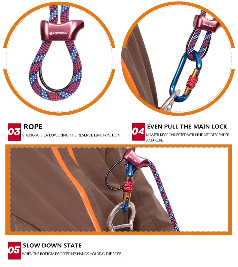 Professional Rappel ATC Belay Device - Mountainotes LCC Outdoors and ...