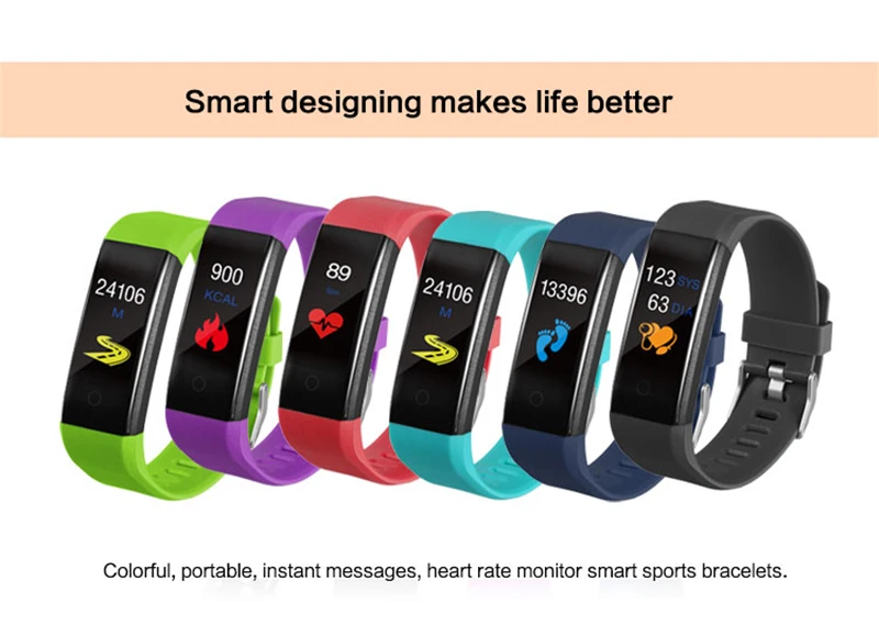 

colorful! ID 115 plus Smart sport wistband bluetooth phone call wrist Watch Heart rate /Blood pressure Monitor Sleep monitor