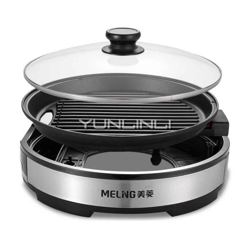 

Household Barbecue Grill Electric BBQ Machine Non-stick Multi-functional Electric Grill Pan MT-YH31202-2