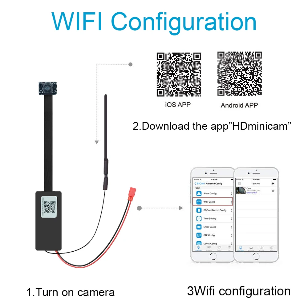 Hot1080P Мини Wi-Fi Камера HD Wifi P2P TF слот видео Запись обнаружения движения дистанционного управления безопасности Камера с ночное видение