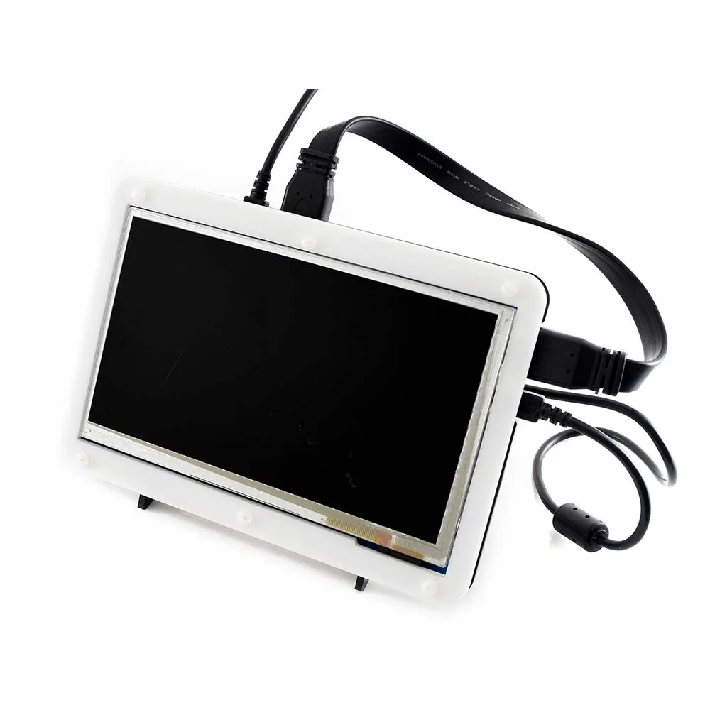 Waveshare 7 дюймовый HDMI LCD (B) (с двухцветным чехлом) 800*480 емкостный сенсорный экран для